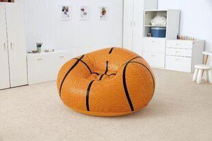 Täispuhutav tugitool Bestway Basketball, 114x112 cm hind ja info | Täispuhutavad madratsid ja mööbel | kaup24.ee