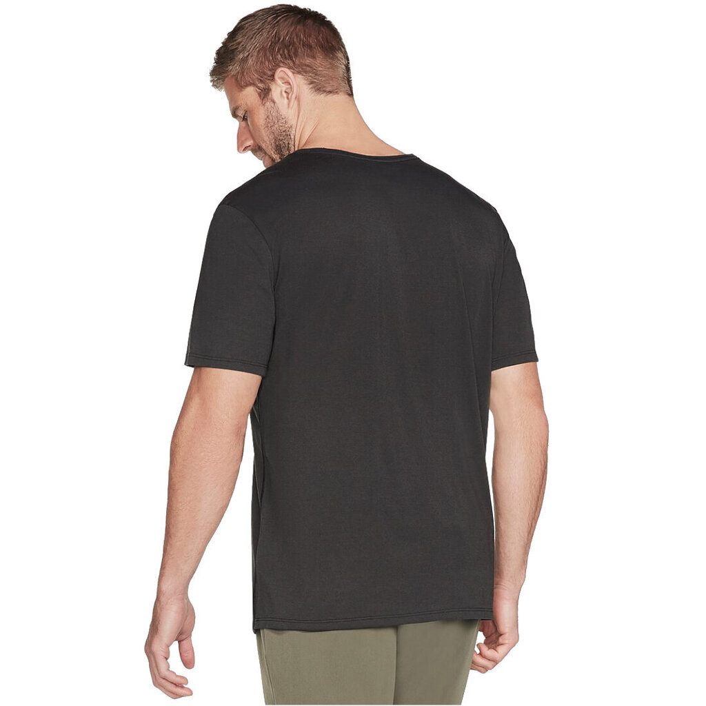 Skechers Dri-Release SKX Tee, Men's t-shirts, Must värv hind ja info | Meeste T-särgid | kaup24.ee