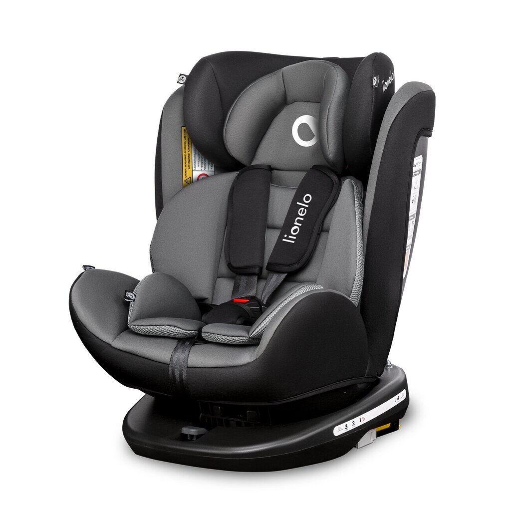 Автокресло Lionelo Bastiaan, 0-36 кг, GREY (black base) цена | kaup24.ee