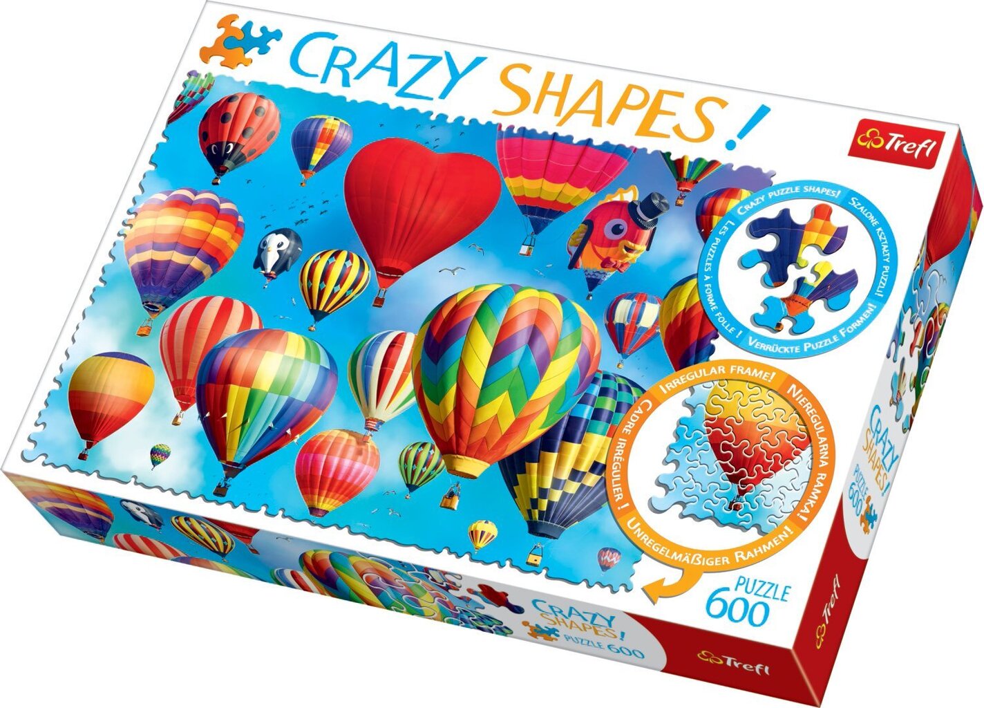 Pusle Trefl Crazy Shapes, 600-osaline hind ja info | Pusled | kaup24.ee