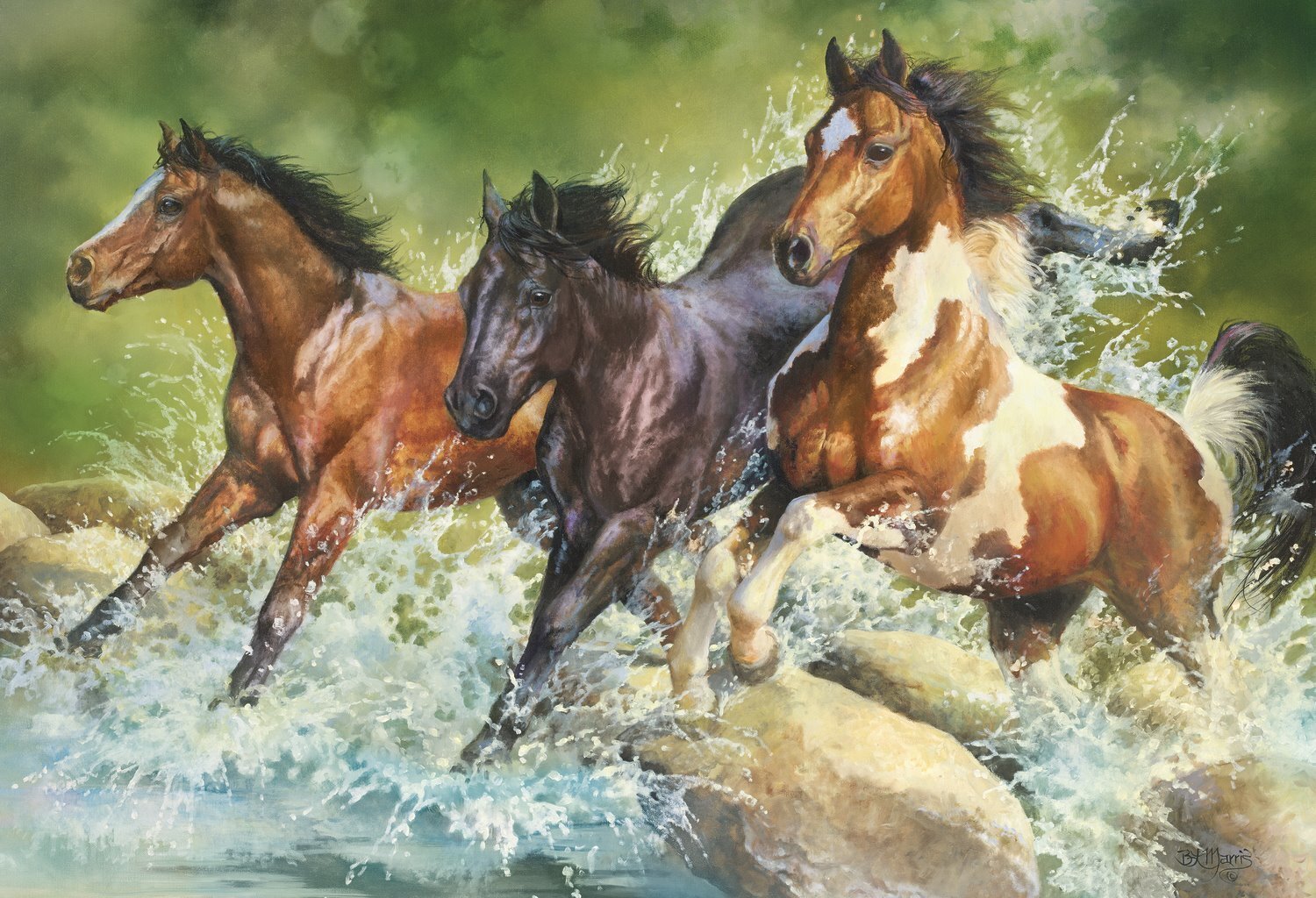 Pusle Trefl Wild Horses, 1500-osaline цена и информация | Pusled | kaup24.ee