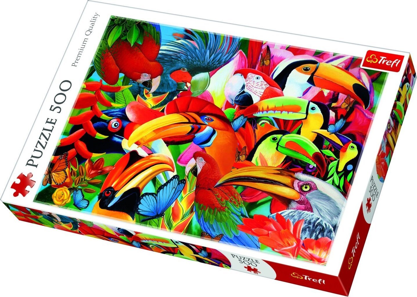 Pusle Trefl Colorful Birds, 500-osaline цена и информация | Pusled | kaup24.ee