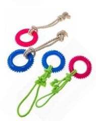 Игрушка для животного COMFY ROBBI RING BLUE+ROPE цена и информация | Игрушки для собак | kaup24.ee