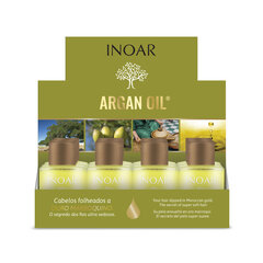 Аргановое масло для волос INOAR Argan Oil 12x7 мл цена и информация | Маски, масла, сыворотки | kaup24.ee