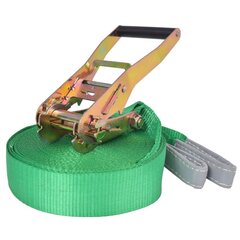 slackline 15 m x 50 mm 150 kg roheline цена и информация | Балансировочные подушки | kaup24.ee