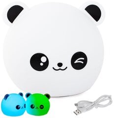 Laste öölamp Panda usb, trizandiga цена и информация | Детские светильники | kaup24.ee