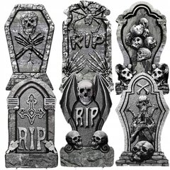 Hauakivi kolju Rip Halloween Haunted aia dekoratsioon 6tk hind ja info | Peokaunistused | kaup24.ee