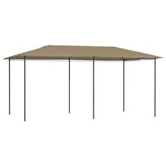 lehtla 3 x 6 x 2,6 m, hallikaspruun, 160 g/m² цена и информация | Беседки, навесы, тенты | kaup24.ee