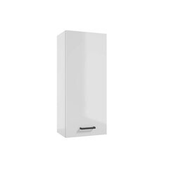 Подвесной шкаф для ванной Новинка А30, 30х71х22 см. белый цвет, 1 дверь. цена и информация | Шкафчики для ванной | kaup24.ee