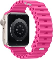 HITZEE Silikoonist spordirihm Apple Watch'ile 38/40/41mm, Hot Pink hind ja info | Nutikellade ja nutivõrude tarvikud | kaup24.ee