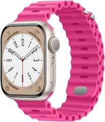 HITZEE Silikoonist spordirihm Apple Watch'ile 38/40/41mm, Hot Pink hind ja info | Nutikellade ja nutivõrude tarvikud | kaup24.ee