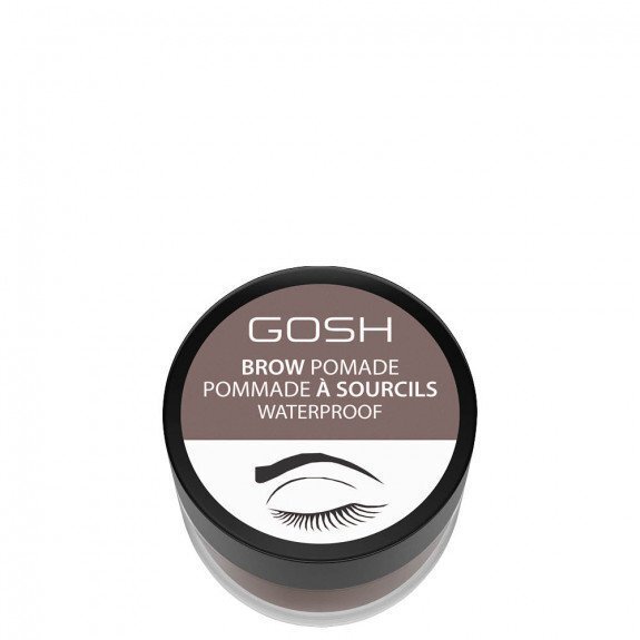 Kreemjas kulmuvärv Gosh Brow Pomade 4 ml, 002 Greybrown hind ja info | Kulmuvärvid, -pliiatsid | kaup24.ee