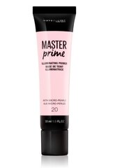 Придающая сияние база макияжа Maybelline New York Master Prime 30 мл цена и информация | Пудры, базы под макияж | kaup24.ee