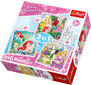 Pusle komplekt Trefl 3 in 1 Disney Princess, 20+50+36 hind ja info | Pusled | kaup24.ee