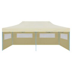 kreemjas kokkupandav pop-up peotelk, 580 x 291 x 315 cm hind ja info | Varikatused ja aiapaviljonid | kaup24.ee