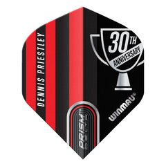 Suled noolemängule Winmau Prism Delta Dennis Priestley 30th Anniversary, 100 mikroni paksune, mitmevärviline. hind ja info | Noolemängud | kaup24.ee