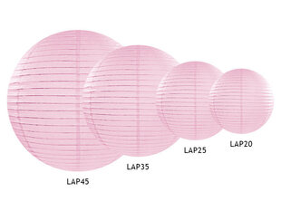 Paberist rippuv kaunistus 45 cm, heleroosa hind ja info | Peokaunistused | kaup24.ee