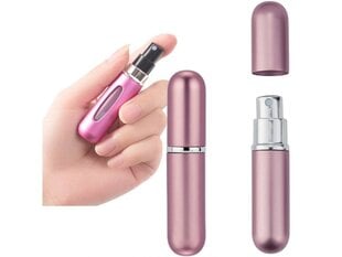 TRAVEL PERFUME ATOMIZER 5ML DOSER pink цена и информация | Косметички, косметические зеркала | kaup24.ee