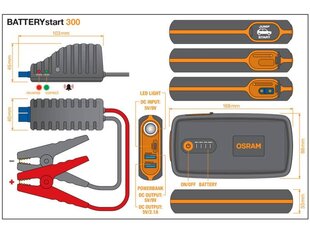 Akulaadija Osram hind ja info | Turvasüsteemid ja 12V seadmed | kaup24.ee