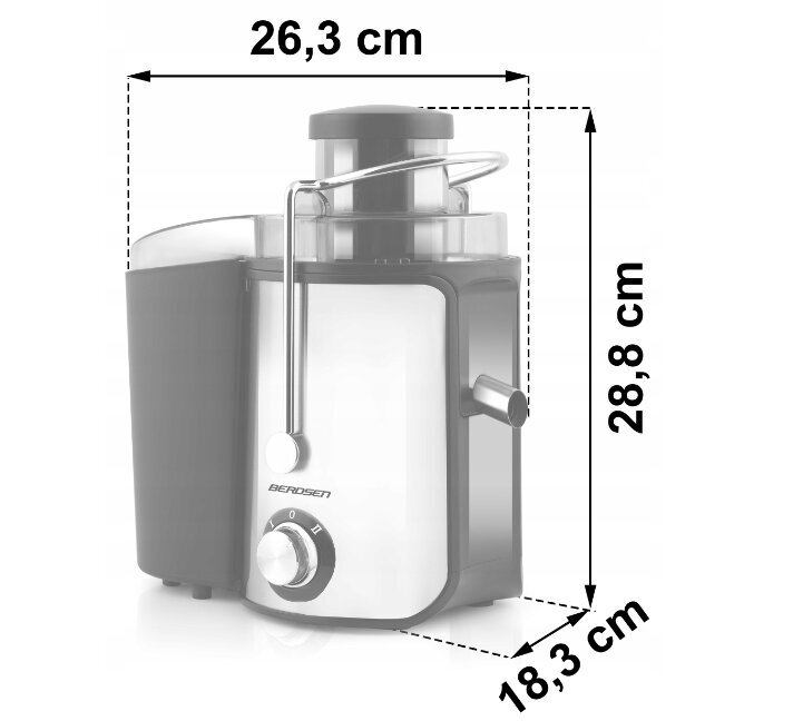 BERDSEN mahlapress 1000W цена и информация | Mahlapressid | kaup24.ee