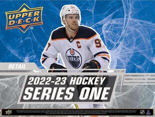 Хоккейные карточки Upper Deck Series One 2022/2023 Tin Box цена и информация | Коллекционные карточки | kaup24.ee