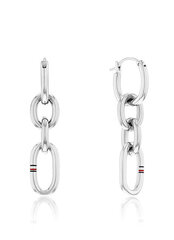 Tommy Hilfiger Moodsad terasest kõrvarõngad Contrast Link Chain 2780787 hind ja info | Kõrvarõngad | kaup24.ee