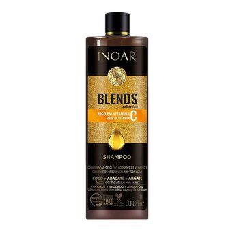 Juuksešampoon C-vitamiiniga INOAR Blends Shampoo 1000 ml hind ja info | Šampoonid | kaup24.ee