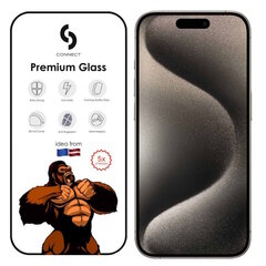 Connect Corning Gorilla Ultra Strong 3D-klaas Apple iPhone 15 hind ja info | Ekraani kaitsekiled | kaup24.ee