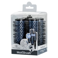 Olivia Garden MultiBrush Set 4 x 36 mm juuksehari hind ja info | Juukseharjad, kammid, juuksuri käärid | kaup24.ee