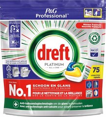 Dreft Platinum универсальные капсулы для посудомоечной машины с лимоном 75 шт. цена и информация | Герметик / клей Fischer Ms, 290 мл | kaup24.ee