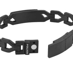 Police Black Bracelet for Men PJ.26556BSB/02 PJ.26556BSB/02 цена и информация | Украшения на шею | kaup24.ee