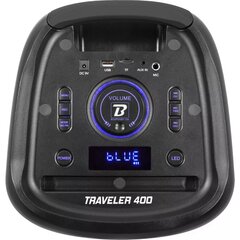 BoomTone DJ Traveler 400, черный цвет цена и информация | Аудиоколонки | kaup24.ee