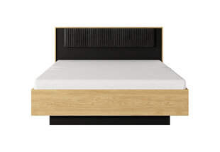 Кровать Meble Laski Baltic C 160x200 см, коричневая/черная цена и информация | Кровати | kaup24.ee