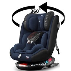 Turvatool Hamilton 360º FR01, isofix 0-36 kg, Royal Grey hind ja info | Turvatoolid | kaup24.ee