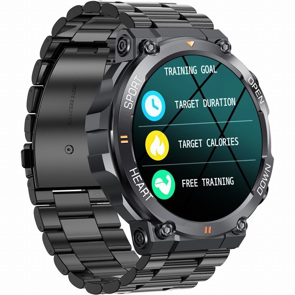 Gravity GT7-2 Pro Black цена и информация | Nutikellad (smartwatch) | kaup24.ee