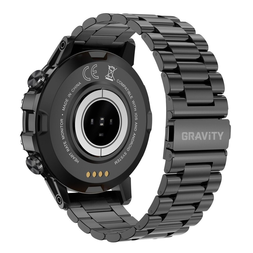 Gravity GT9-2 Black цена и информация | Nutikellad (smartwatch) | kaup24.ee