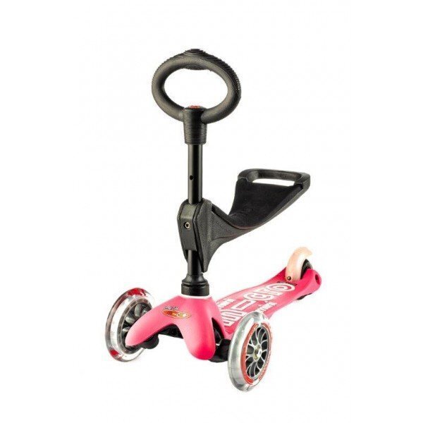 Tõukeratas Micro Mini 3in1 Deluxe Pink hind ja info | Tõukerattad | kaup24.ee