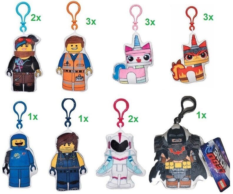 Lego Movie 2 pluusist ripats võtmehoidja 12cm цена и информация | Laste aksessuaarid | kaup24.ee