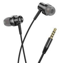 Borofone Earphones BM87 Element with microphone black цена и информация | Наушники | kaup24.ee