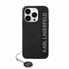 Karl Lagerfeld KLHCP15LPSAKDGCK iPhone 15 Pro 6.1" czarny|black hardcase Saffiano Rhinestones & Charm цена и информация | Чехлы для телефонов | kaup24.ee