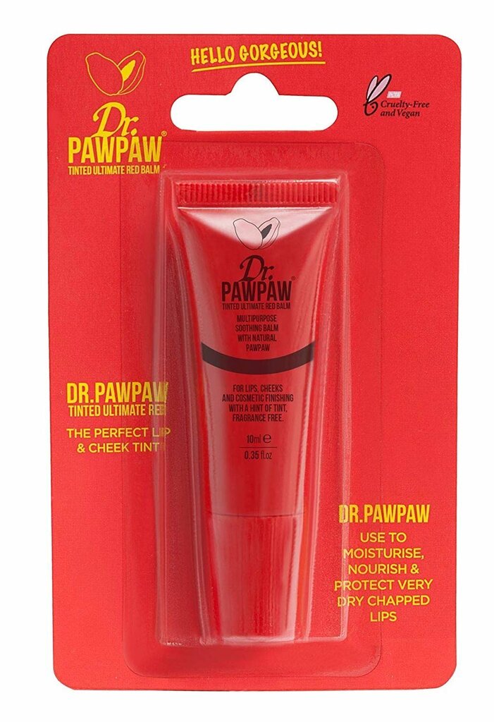 Multifunktsionaalne palsam koos tooniga Dr PawPaw Ultimate Red Balm 10 ml цена и информация | Huulepulgad, -läiked, -palsamid, vaseliin | kaup24.ee