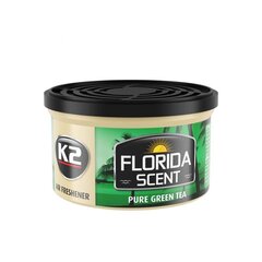 K2 FLORIDA SCENT PURE GREEN TEA 42g - õhuvärskendaja purgis hind ja info | Autolõhnastajad | kaup24.ee