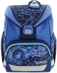 Herlitz koolikott-ranits ULTRALIGHT PLUS - Blue Shark hind ja info | Koolikotid, sussikotid | kaup24.ee