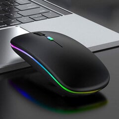 Беспроводная мышь со светодиодной RGB-подсветкой. StoreGd цена и информация | Мыши | kaup24.ee