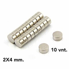 Magnet 4*2mm Ümar 10 tk. StoreGD hind ja info | Käsitööriistad | kaup24.ee