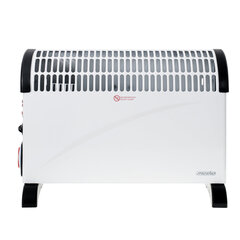 Mesko MS 7741w elektriline konvektorküttekeha, taimer, turboventilaator, termostaat &lt;45dB 2000W Easy heater hind ja info | Ventilaatorid | kaup24.ee