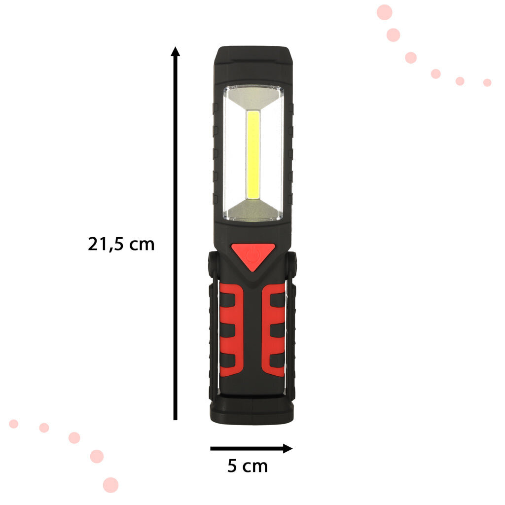 Kolm-ühes töökoja taskulamp USB COB magnetiline laetav 1200 mAh 200 lm StoreGD hind ja info | Käsitööriistad | kaup24.ee