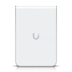 Ubiquiti UniFi In-Wall AP, seinale kinnitatav pääsupunkt Wi-Fi 6 ja 4x4 MU-MIMO toega hind ja info | Juhtmeta pöörduspunktid  (Access Point) | kaup24.ee