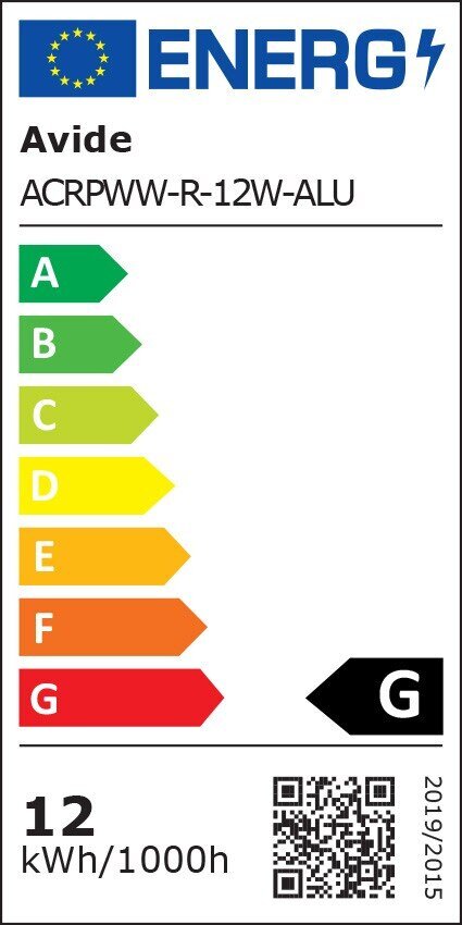 Avide LED Laevalgusti 12W 4000K Ø170mm hind ja info | Süvistatavad ja LED valgustid | kaup24.ee