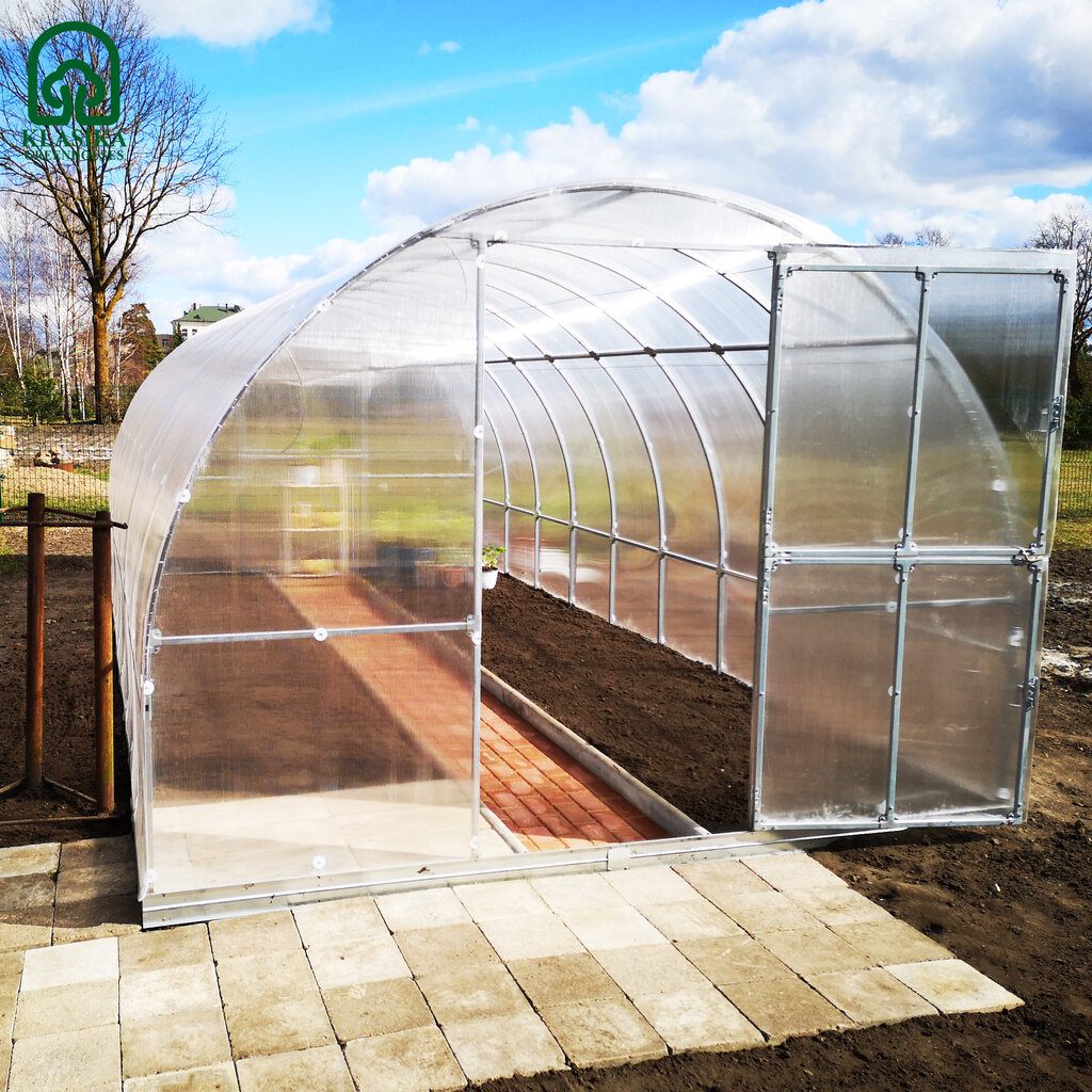 Kaarkasvuhoone KLASIKA TUBE 24 m² (3x8 m) hind ja info | Kasvuhooned | kaup24.ee